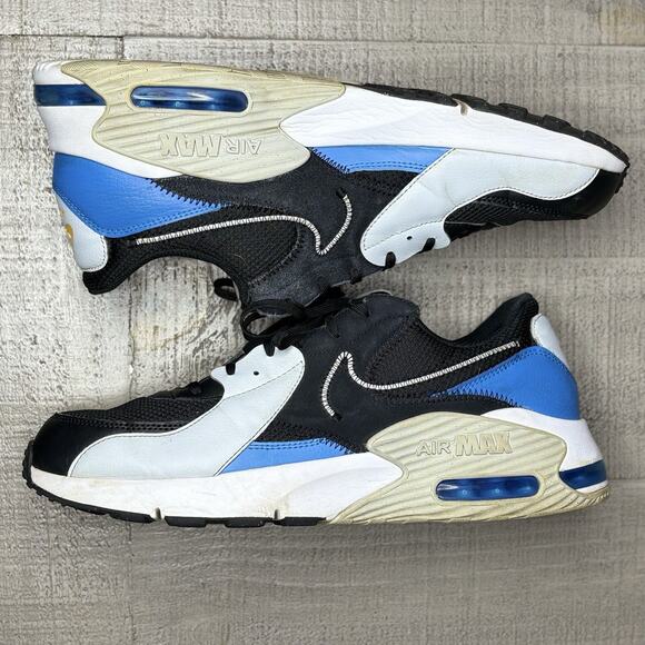 Nike Air Max Excee DQ3993-002 Men’s Casual Shoes Size 13 Black Blue Gray main image 4